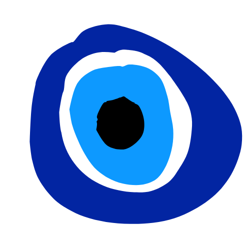Evil eye protection symbol